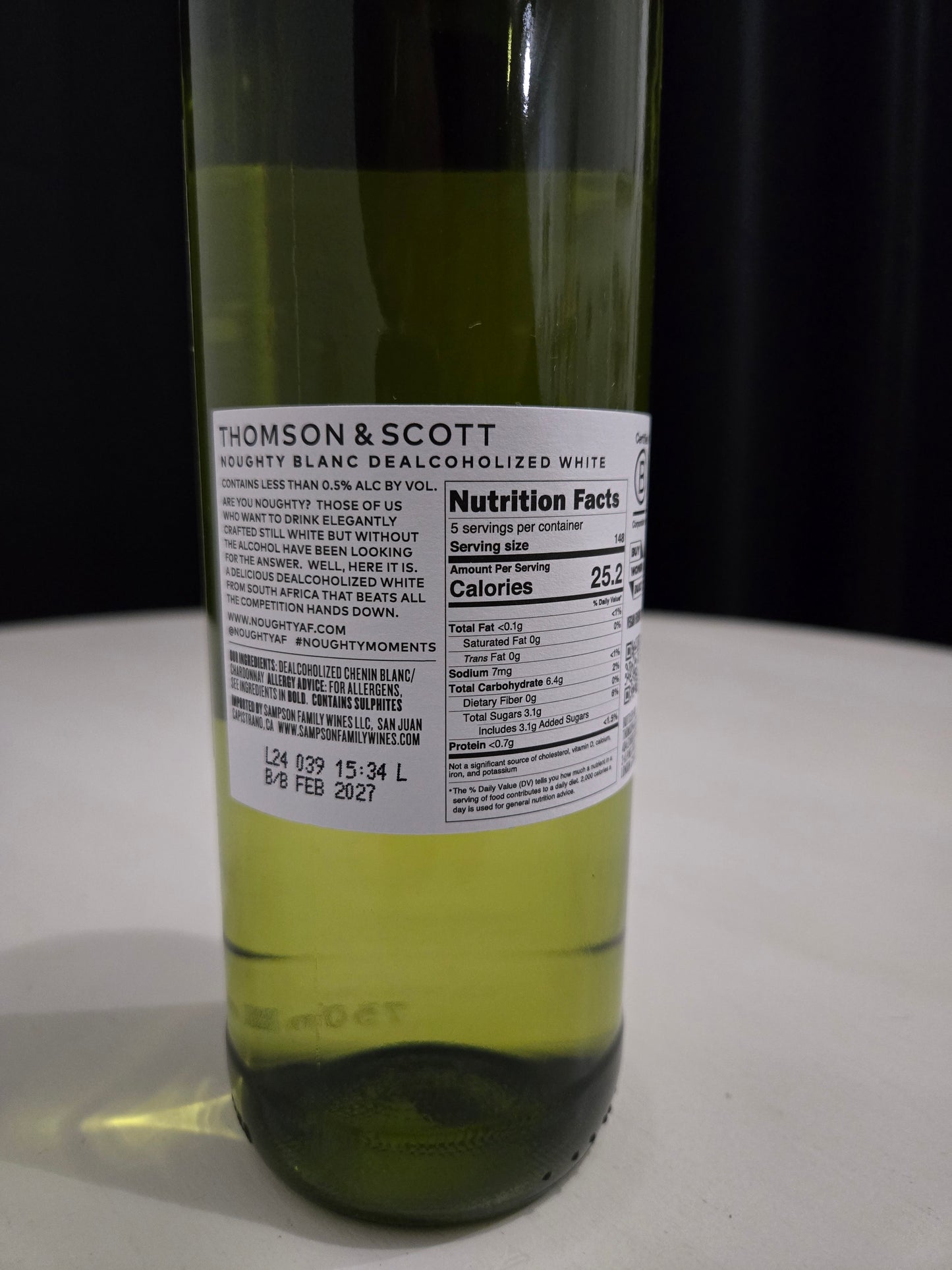 Noughty Wines - Blanc