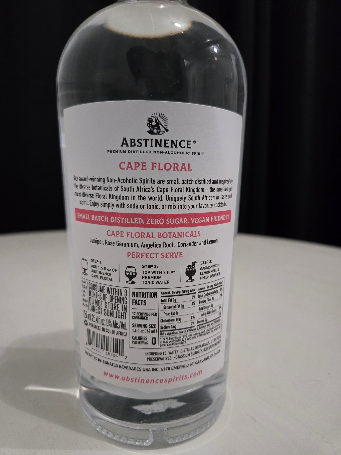 Abstinence Spirits - Cape Floral