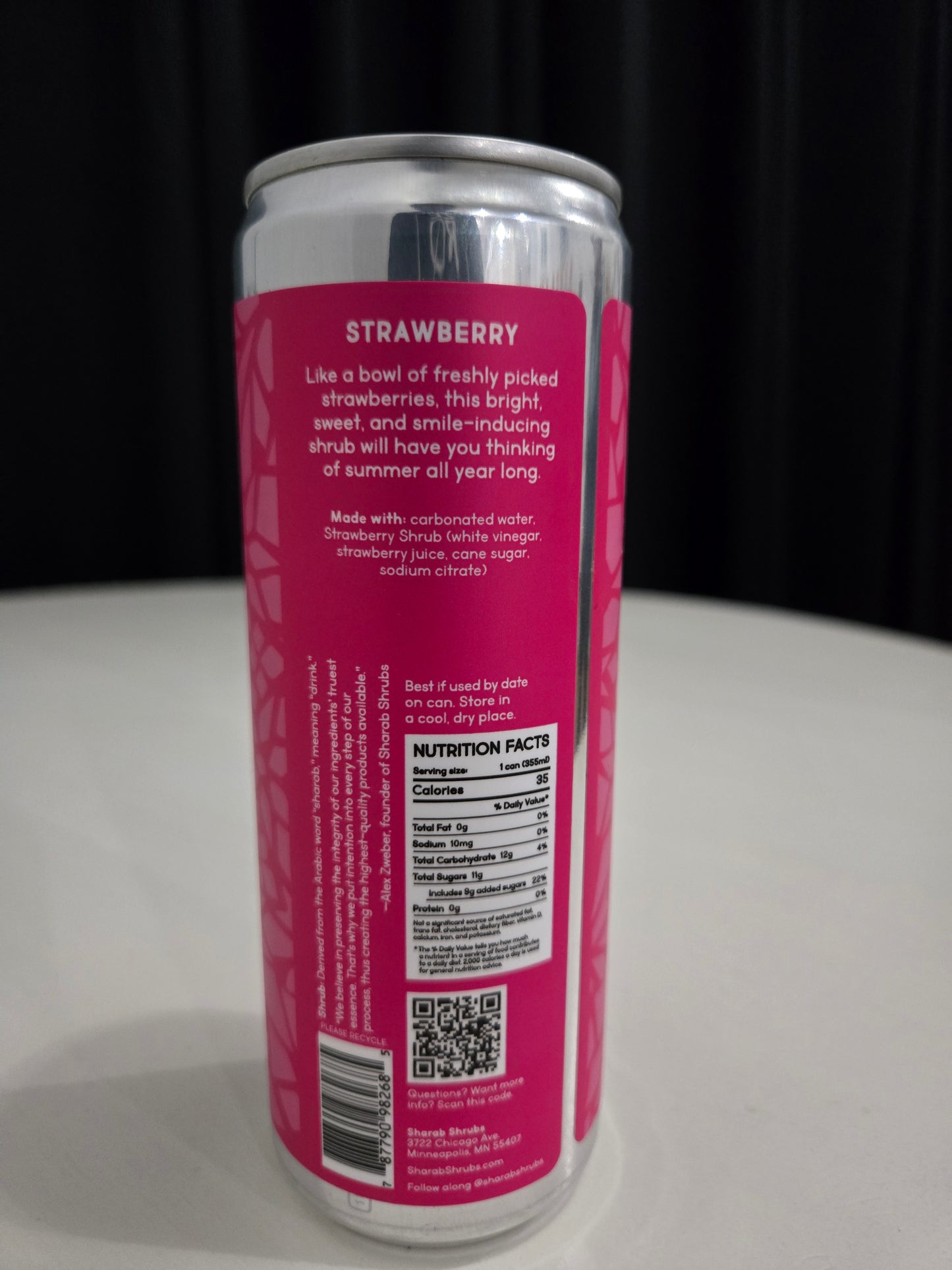 Sharab Shrubs - SHRUB N BUB - Strawberry