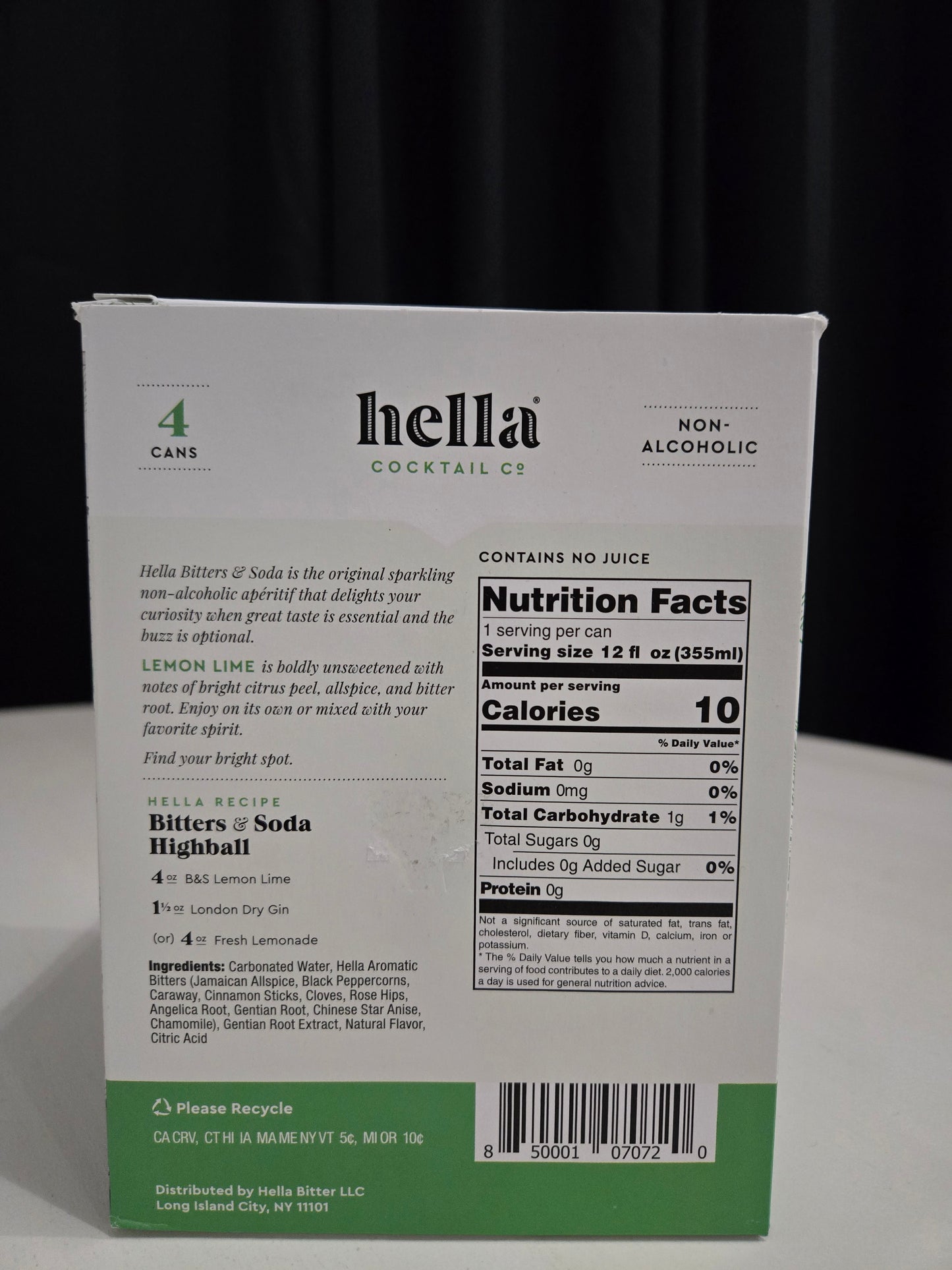 Hella Cocktail Co. - Lemon Lime