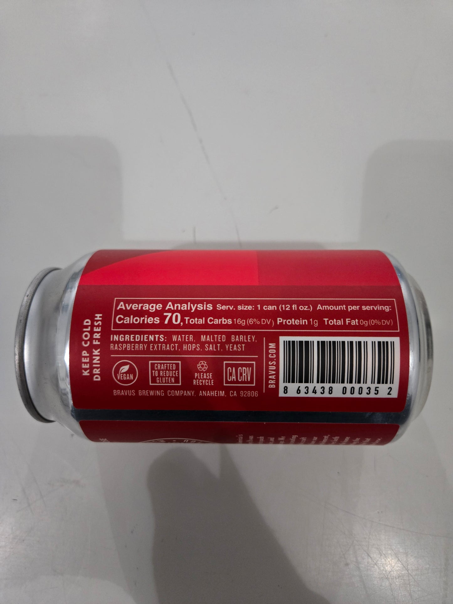 Bravus Brewery - Raspberry Gose