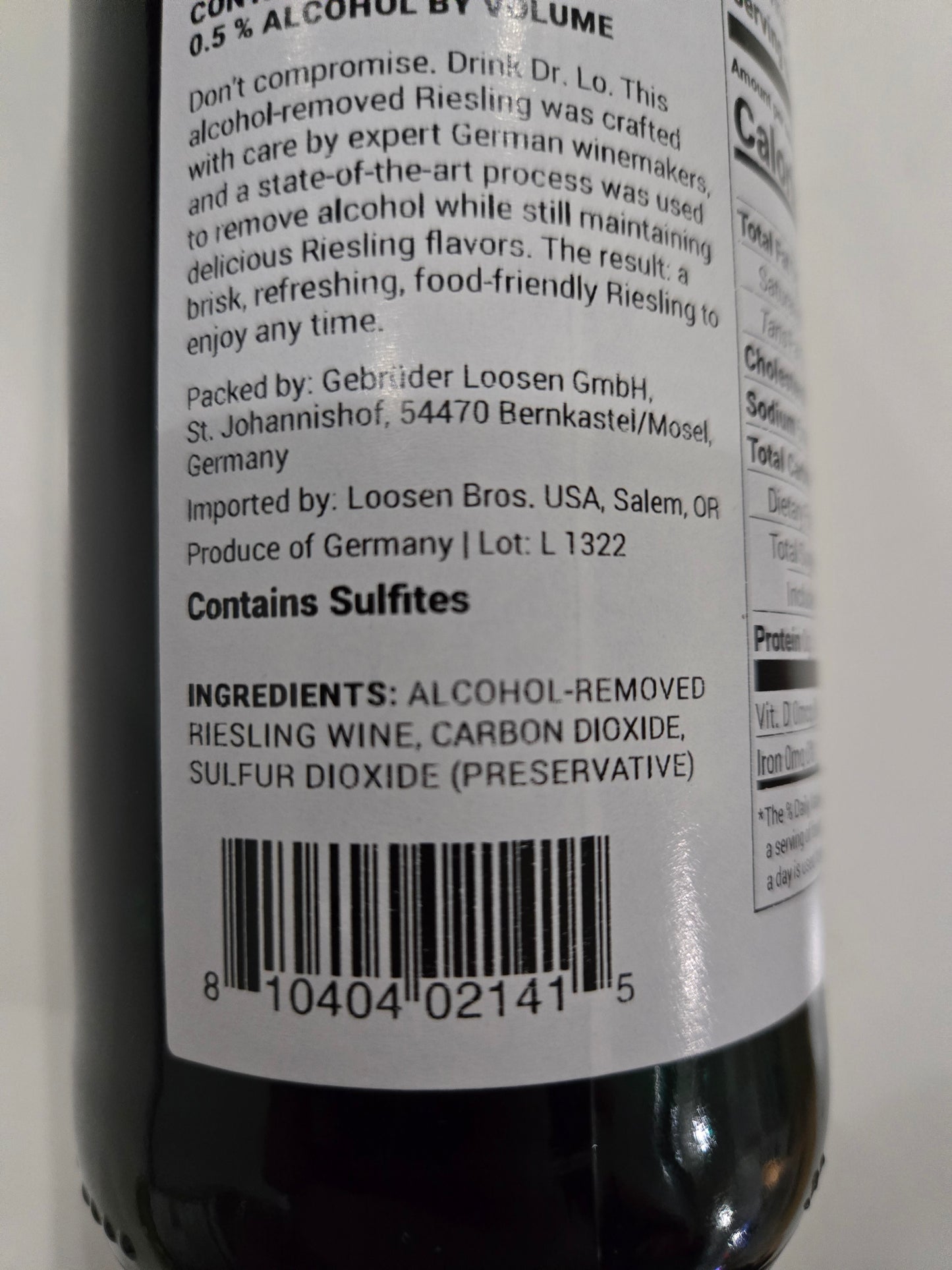 Dr. LO Wine - Riesling