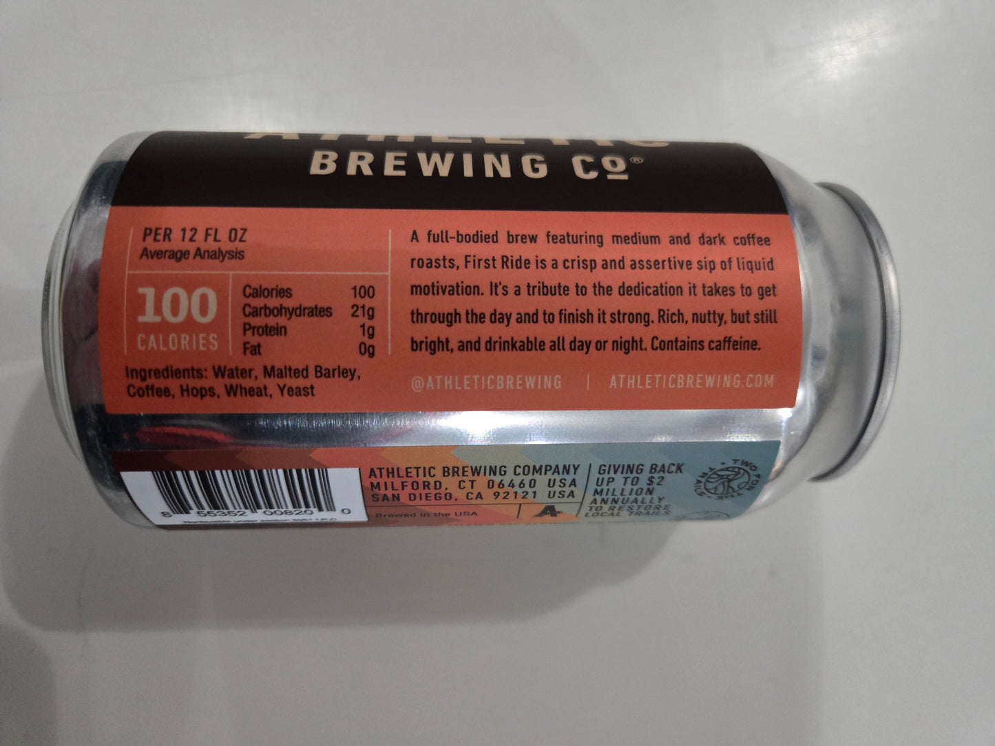 Athletic Brewery - First Ride Extra Dark W/ Coffee