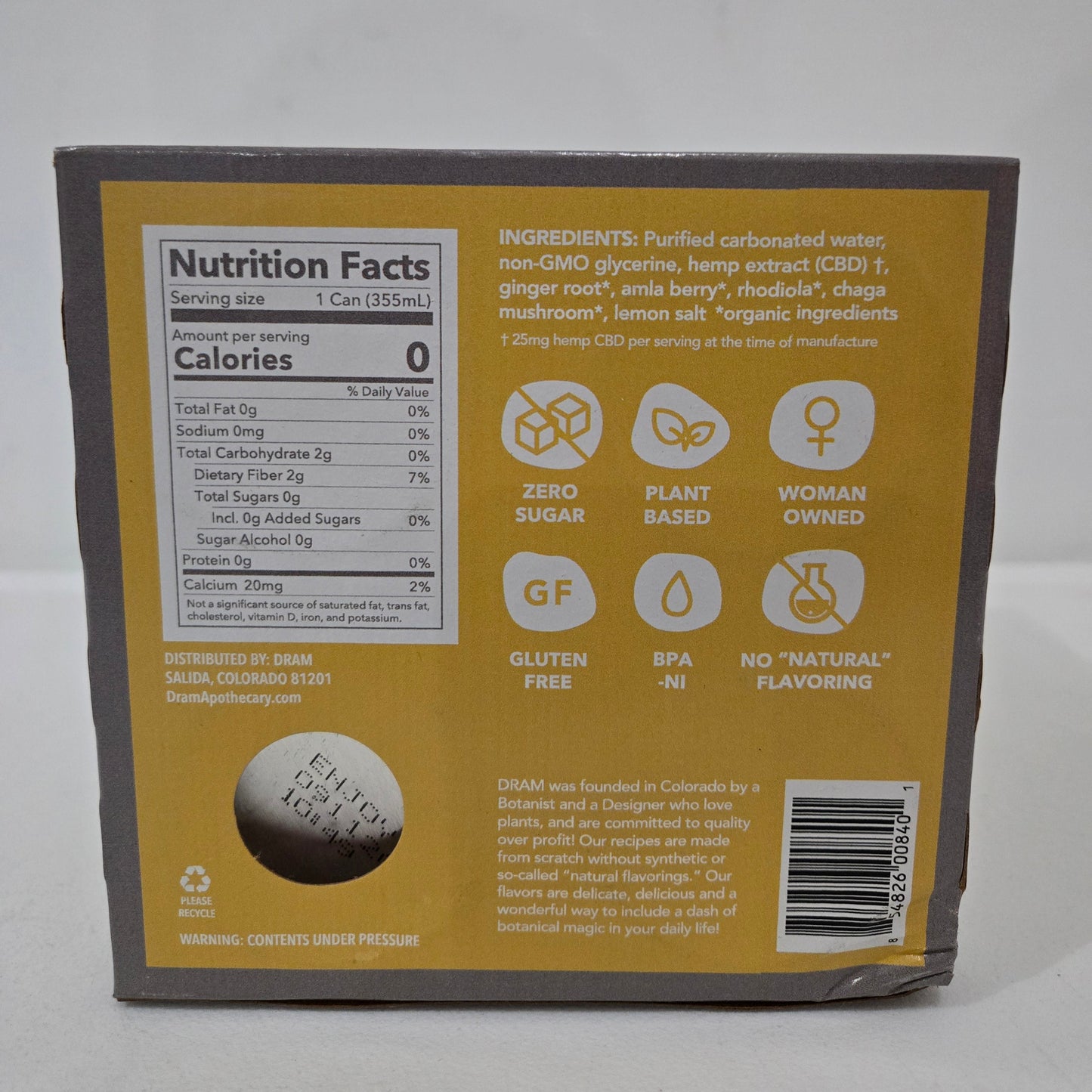 Dram - Ginger Grass CBD